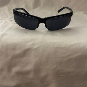 Joseph Abboud Black Wraparound Sunglasses